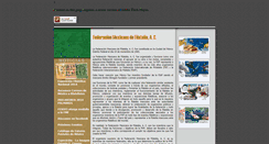 Desktop Screenshot of federacionmexicanadefilatelia.com